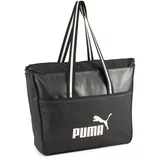 Puma Shopper torba 'Campus' crna / bijela