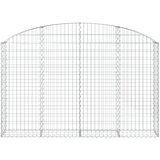  Gabionska košara s lukom 200x30x120/140 cm pocinčano željezo | Eponuda.com