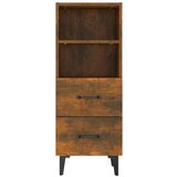  Komoda dimljeni hrast 34,5x34x90 cm konstruiran les, (20654424) | Shoptok.si
