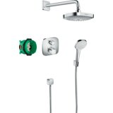 Hansgrohe tuš set s podometno termostatsko armaturo Croma Select E (27294000) | Shoptok.si