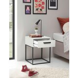 Livetastic nočna omarica, črna, bela | Shoptok.si