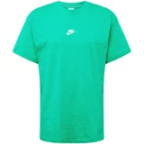 Nike Sportswear Majica 'CLUB' žad / bela