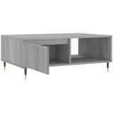  Stolić za kavu siva boja hrasta 90x60x35 cm konstruirano drvo | shoptok.hr