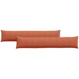  Jastučići za sofu 2 pcs Crvena narančasta 200 x 40 cm | Eponuda.com