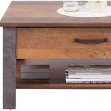Modern Living Klubska Miza Ontario, Barva Hrasta, Temno Siva | Shoptok.si