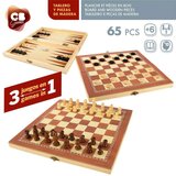  Ploča za Šah i Dame Colorbaby Backgammon Drvo (6 kom.) | shoptok.hr