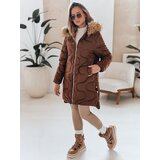 DStreet Kurtka damska VIRELIA brązowa | Shoptok.si
