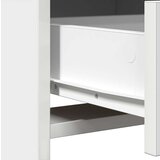 vidaXL Bela Inženirski les Standard Visoka omarica Pravokotna | Shoptok.si