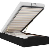  Otomanski okvir kreveta bez madraca crni 80x200 cm od tkanine | shoptok.hr
