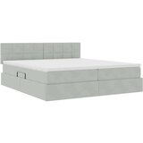  Krevet s od storage s madracem Svijetlo siva 90 x 200 cm | shoptok.hr