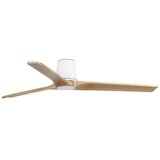 Faro 33838 - Plafonski ventilator HEYWOOD TUB L, borovina/bela, prečnik 132 cm + daljinski upravljač | Eponuda.com
