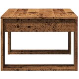 vidaXL Stranska mizica starinski les 50x50x35 cm inženirski les | Shoptok.si