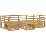  Set vanjskih sofa 7 kom. Bijela Čvrsto drvo akacije | shoptok.hr