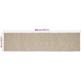  Tepisi za područja Prirodna i bijela 60 x 400 cm Juta | Eponuda.ba