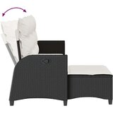  3-dijelna vrtna garnitura od poliratana s jastucima crna L | shoptok.hr