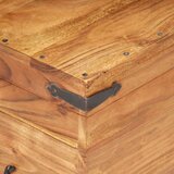  Skrinja 90x40x40 cm trden akacijev les, (20771815) | Shoptok.si