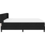 vidaXL Postelja boxspring z vzmetnico z vzmetnico Črna 180 x 200 cm, (5000128020) | Shoptok.si