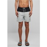 Urban Classics Men's Block Swimsuit Light Asphalt/Black | Eponuda.ba