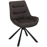 Mömax stol rebel, vrtljiv, temno siva, črna | Shoptok.si