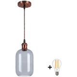 Brilagi LED luster na sajli R GLASS 1xE27/60W/230V prečnik 14 cm bakarna/zadimljeno siva Cene