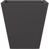  Vrtne sadilice 2 kom crne 30x30x30 cm čelične | shoptok.hr