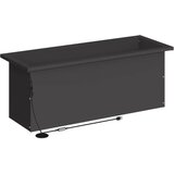  Vrtna posuda za sadnju s LED svjetlom 2 kom. Crna - Crna 30 x 80 x 30 cm 2 | shoptok.hr
