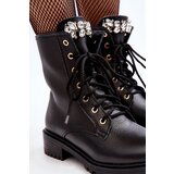 Zazoo Leather Women's Boots Workery With Decoration 1757 Black | ePonuda.com