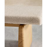 Kave Home Bež/u prirodnoj boji klupa od šenila Topaz – | shoptok.hr