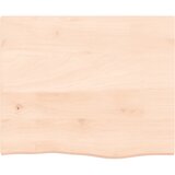  Zidna polica 60 x 50 x 2 cm od neobrađene masivne hrastovine | shoptok.hr