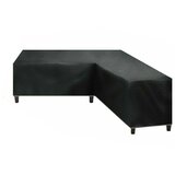 INF Prevleka za vrtno pohištvo V-oblike 270x270x90cm - Črni Oxford, (22150007) | Shoptok.si