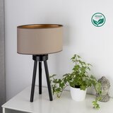  Duolla - Stona lampa OVAL VEGAN 1xE27/15W/230V prečnika 30 cm bež | Eponuda.com