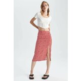 Defacto Regular Fit Printed Midi Skirt Cene