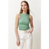 Trendyol Mint Halter Neck Ribbed Flexible Knitted Undershirt Cijene