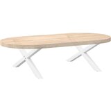  Noge za stolić u obliku slova X 2 kom bijele 70x(30-31) cm | shoptok.hr