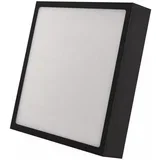 Mat crna LED stropna svjetiljka 22.5x22.5 cm Nexxo –