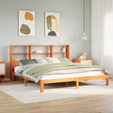 vidaXL Krevet s regalom za knjige bez madraca 180x200 cm od borovine Cijene