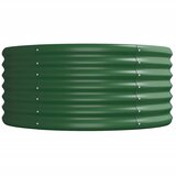  Povišena vrtna gredica od pocinčanog čelika 620x80x36 cm zelena | Eponuda.com