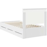  Konstrukcija postelje Bela 100 x 200 cm Inženirsko leseno, (5000121597) | Shoptok.si