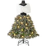 Costway Umetno božično drevo LED Maneken 150 cm, (5000051491) | Shoptok.si