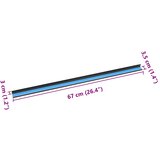  Profili za rubove stepenica 10 pcs Smeđa 67 x 3.5 x 3 cm | shoptok.hr