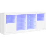  The Living Store Komoda z LED diodami bela 163x37x67 cm - Komoda, (21442426) | Shoptok.si