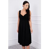 Kesi Black dress with wide straps | Shoptok.si