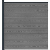 PANEL ograde WPC i aluminij Siva | shoptok.hr