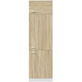Ormarić za hladnjak boja hrasta 60x57x207 cm konstruirano drvo | shoptok.hr