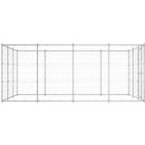  Zunanji pasji boks pocinkano jeklo 14,52 m², (20799291) | Shoptok.si