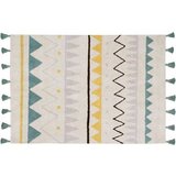 Lorena Canals Preproga iz bombaža Azteca Natural Vintage Blue - 140x200 cm Cene