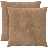  Presvlaka za jastuk 2 pcs HEERLEN Sivosmeđa 65 x 65 cm | shoptok.hr