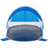 Šator za plažu azurnoplavi prigodni vodootporni | shoptok.hr
