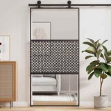 Staklena vrata Rezbarija Crna 102,5 x 2 x 205 cm Aluminij | Eponuda.com