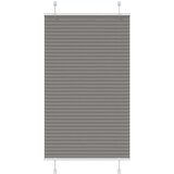 vidaXL Plisirana roleta antracit 75x100 cm širina tkanine 74,4 cm | shoptok.hr